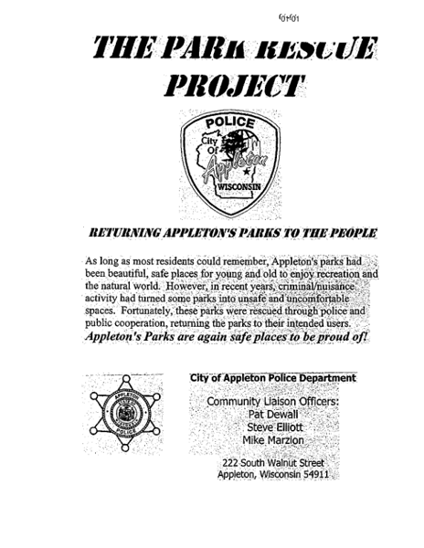 The Park Rescue Project