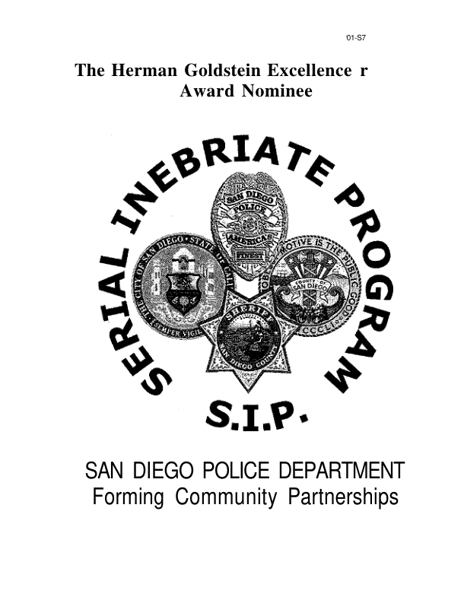 Serial Inebriate Program