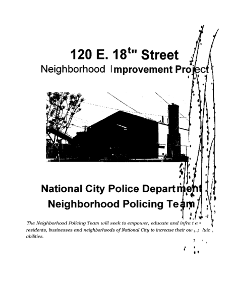 120 E. 18th Street Neighborhood Improvement Project