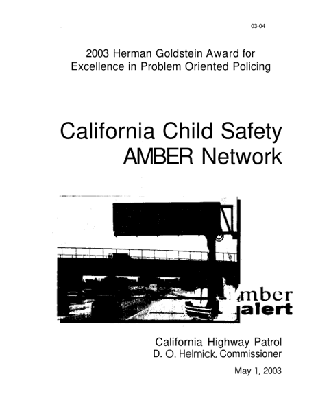 California Child Safety AMBER Network