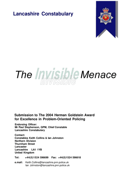 The Invisible Menace