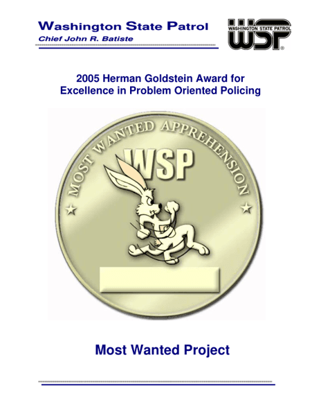 Most Wanted Project