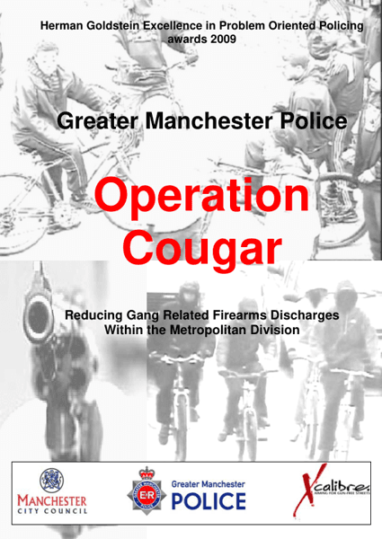 Operation Cougar  Reducing Gangrelated Firearms Discharges