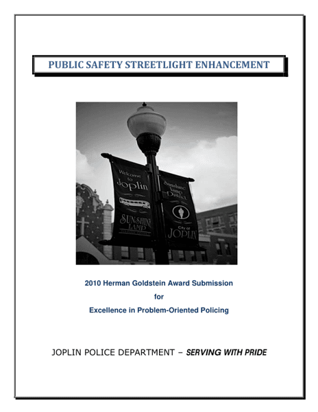 Public Safety Streetlight Enhancement