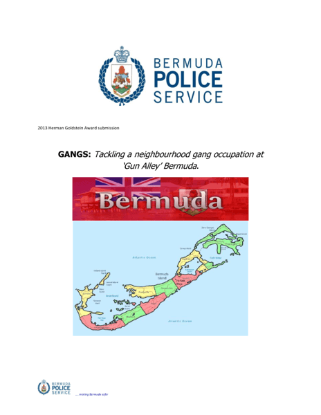 Tackling a Neighbourhood Gang Occupation at ""Gun Alley""