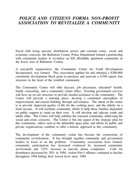 Community Center for Youth Development