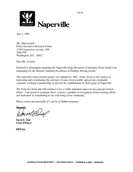 Naperville Gang Prevention Community Team