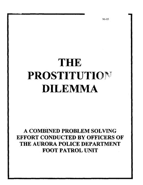 The Prostitution Dilemma