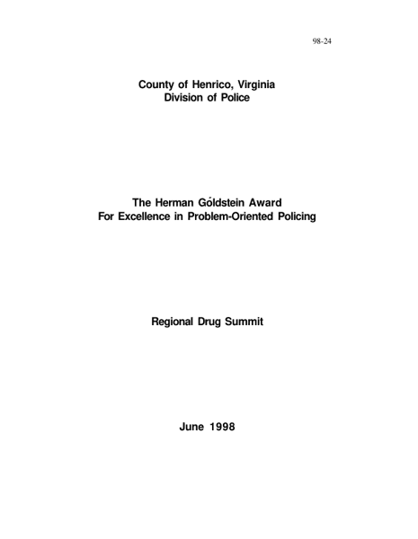 Regional Drug Summit