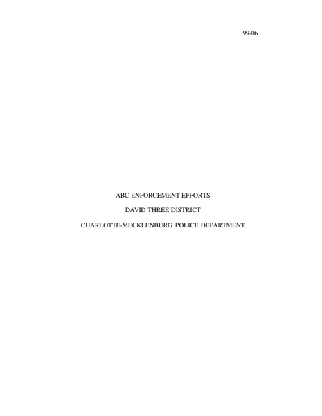 ABC Enforcement Efforts