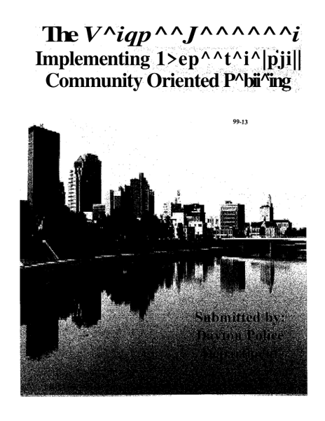 Departmentwide Community Oriented Policing