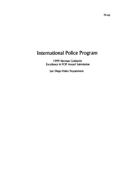 International Police Program